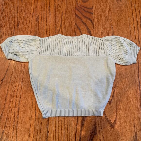 Quincy Mae Matching Knit Set 100% Organic Cotton | Light Blue | 4-5 Years - Picture 3 of 6